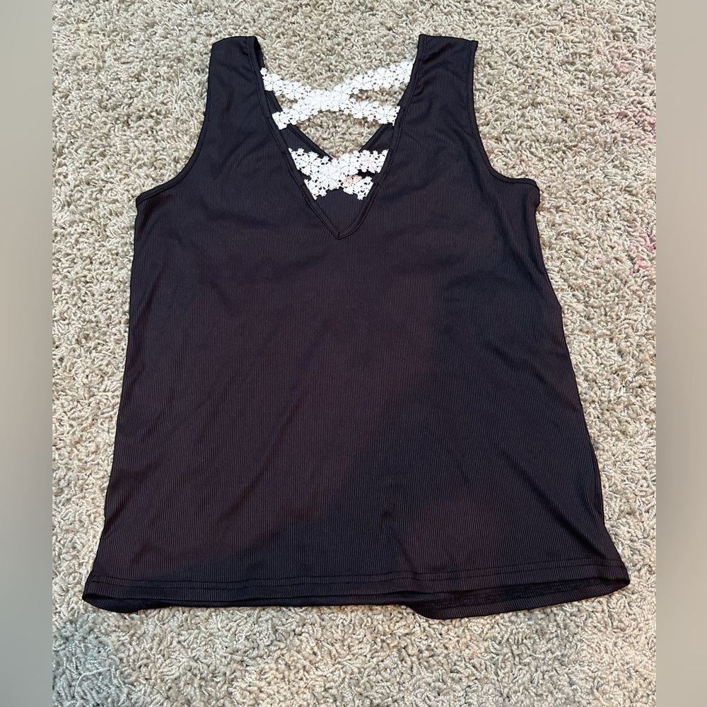 Women’s Fancy Ribbed Tank Top (M)
